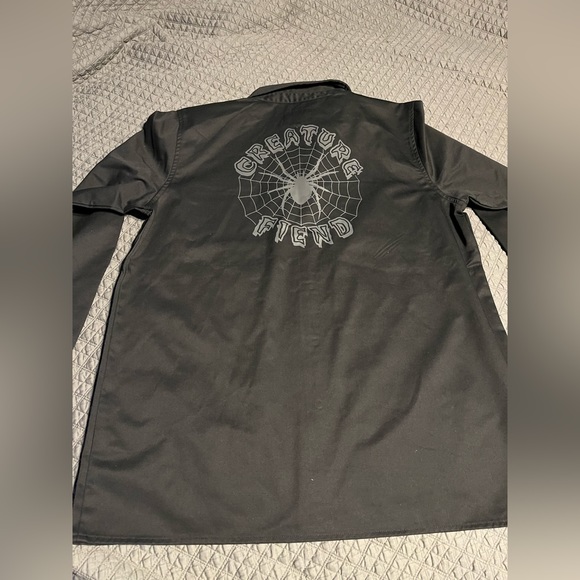 Creature fiend button up work shirt - Picture 3 of 4